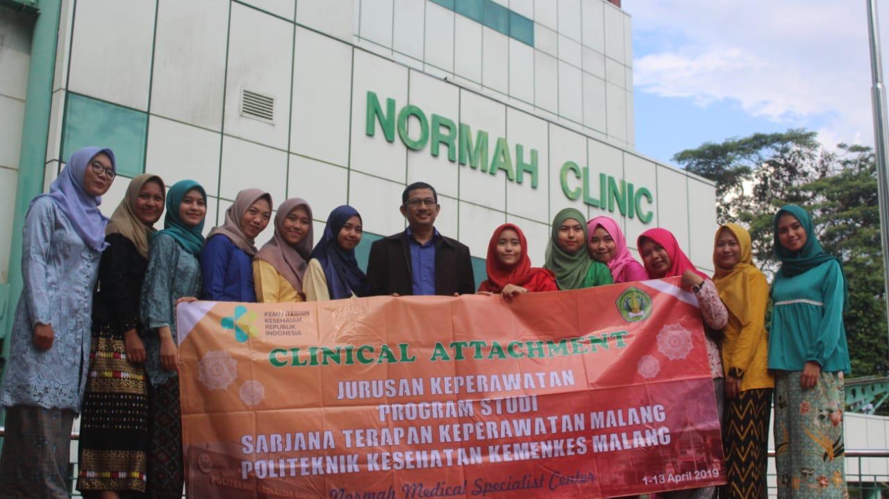 MahasiswaProgram Studi Pendidikan Profesi Ners  melaksanakan program praktek klinik di Normah Medica - (Ada 5 foto)